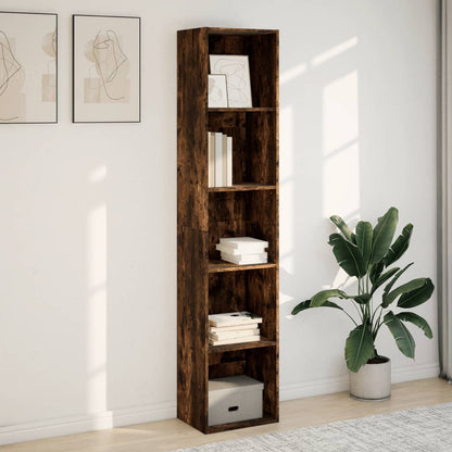 Libreria Rovere Fumo 40x30x189 cm in Legno Multistrato | homemem39