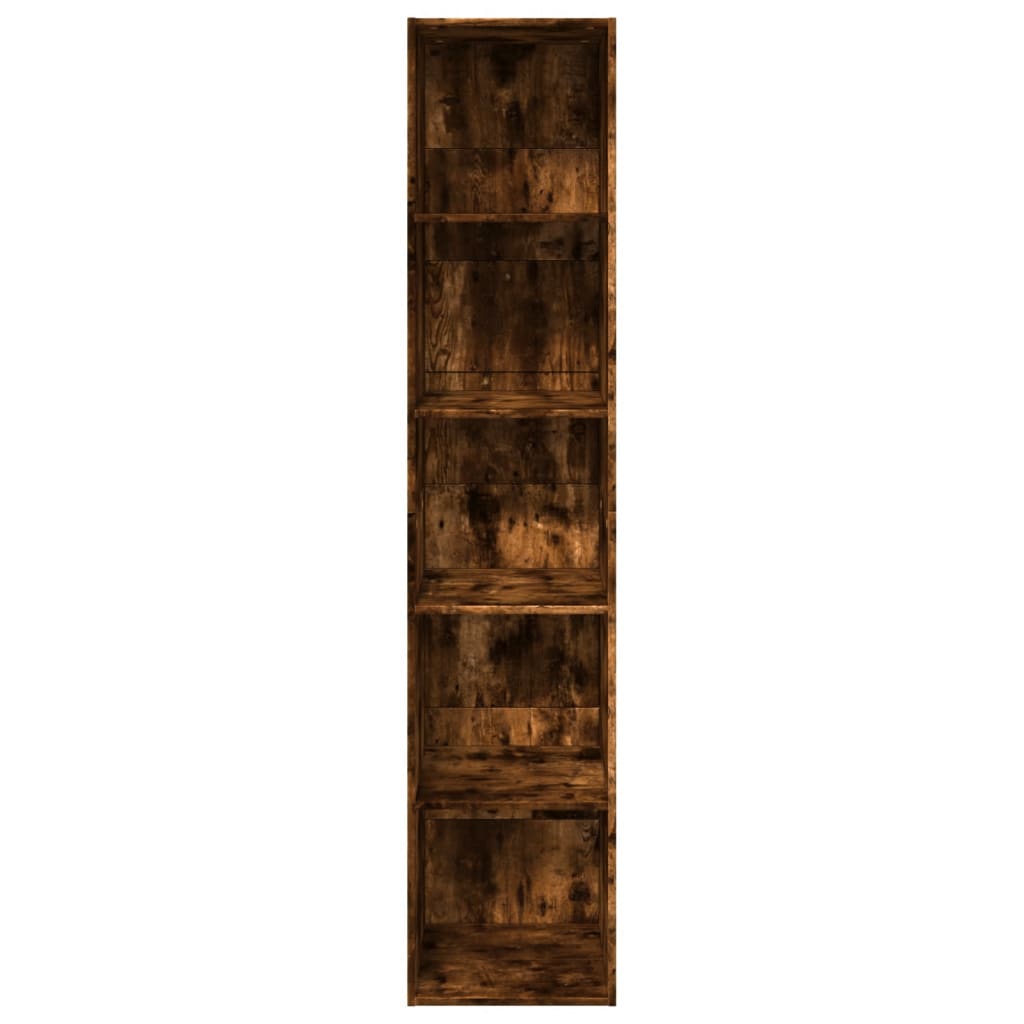 Libreria Rovere Fumo 40x30x189 cm in Legno Multistrato | homemem39