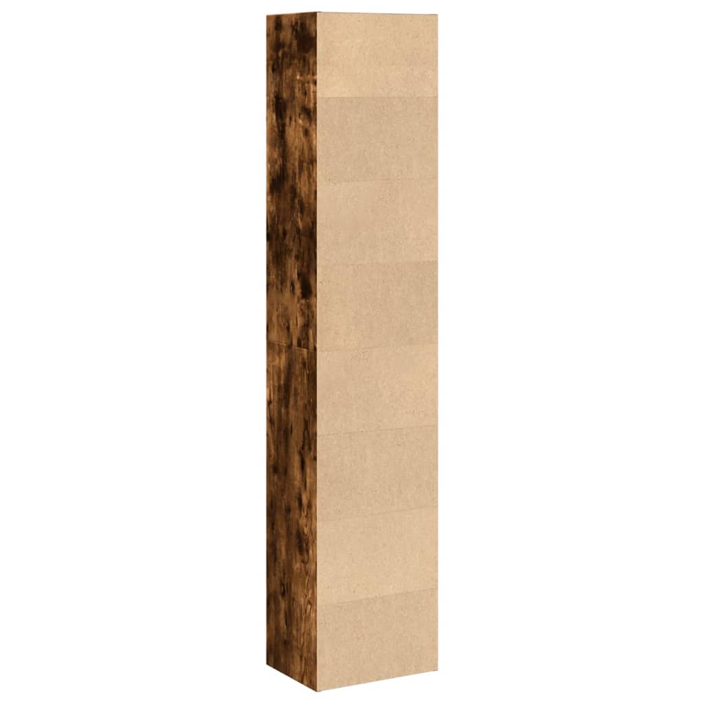 Libreria Rovere Fumo 40x30x189 cm in Legno Multistrato | homemem39
