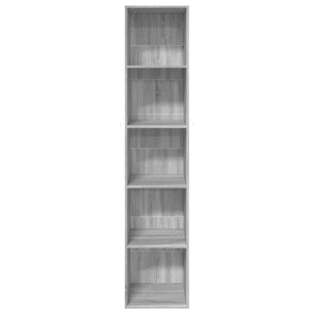 Libreria Grigio Sonoma 40x30x189 cm in Legno Multistrato | homemem39