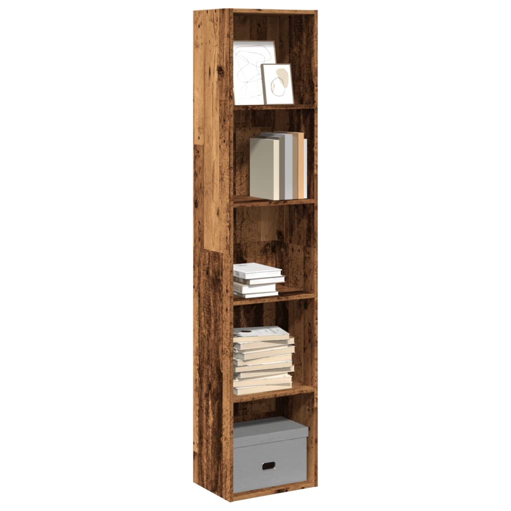 Libreria Legno Antico 40x30x189 cm in Legno Multistrato | homemem39