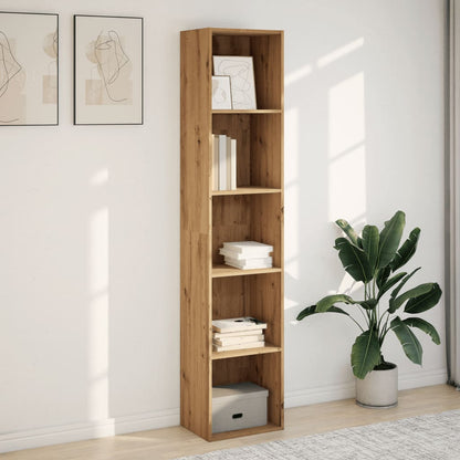Libreria Rovere Artigianale 40x30x189 cm in Legno Multistrato | homemem39