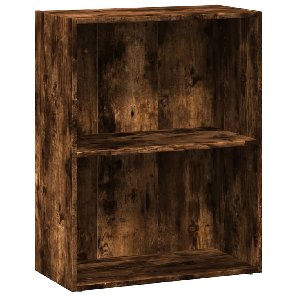 Libreria Rovere Fumo 60x30x77 cm in Legno Multistrato | homemem39