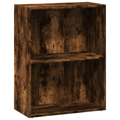 Libreria Rovere Fumo 60x30x77 cm in Legno Multistrato | homemem39
