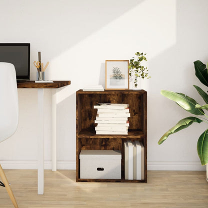 Libreria Rovere Fumo 60x30x77 cm in Legno Multistrato | homemem39