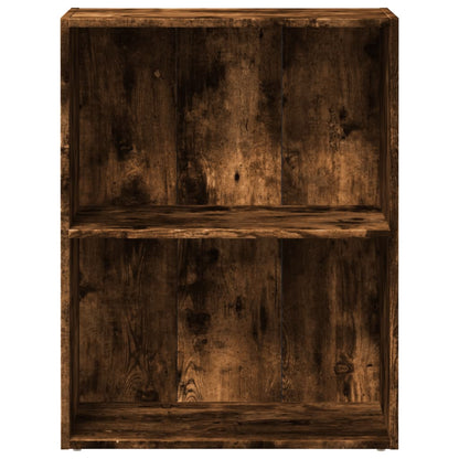 Libreria Rovere Fumo 60x30x77 cm in Legno Multistrato | homemem39