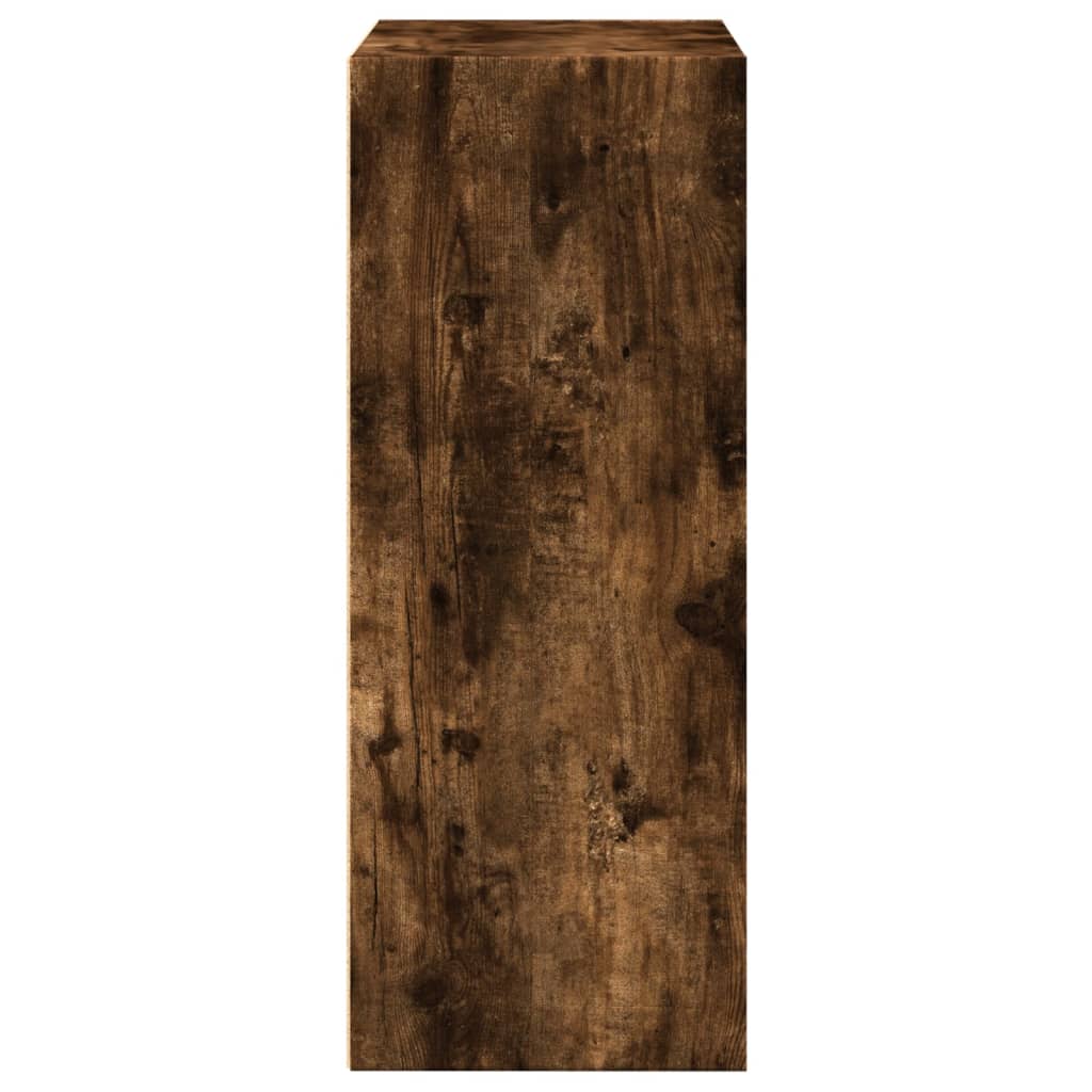 Libreria Rovere Fumo 60x30x77 cm in Legno Multistrato | homemem39