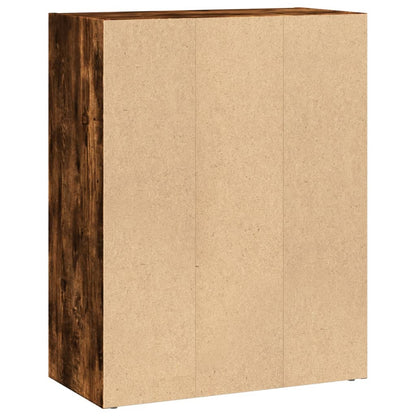 Libreria Rovere Fumo 60x30x77 cm in Legno Multistrato | homemem39