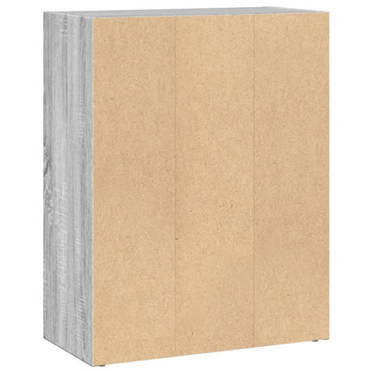 Libreria Grigio Sonoma 60x30x77 cm in Legno Multistrato | homemem39