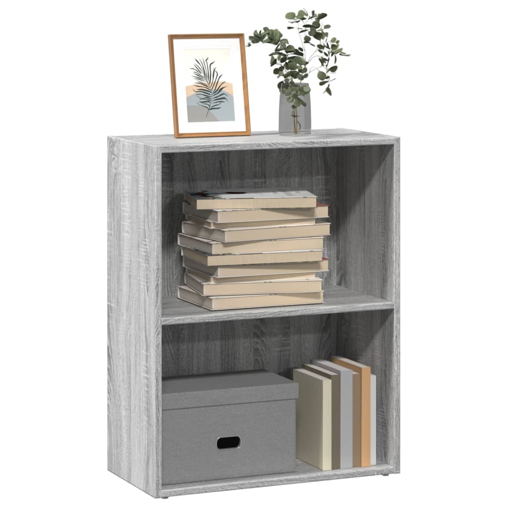 Libreria Grigio Sonoma 60x30x77 cm in Legno Multistrato | homemem39