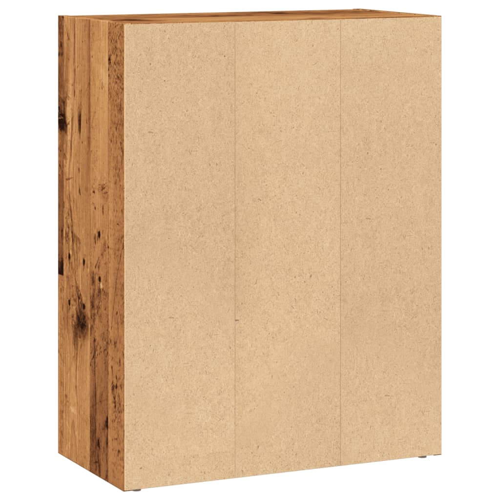 Libreria Legno Antico 60x30x77 cm in Legno Multistrato | homemem39