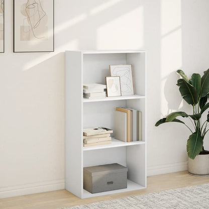 Libreria Bianca 60x30x114 cm in Legno Multistrato | homemem39