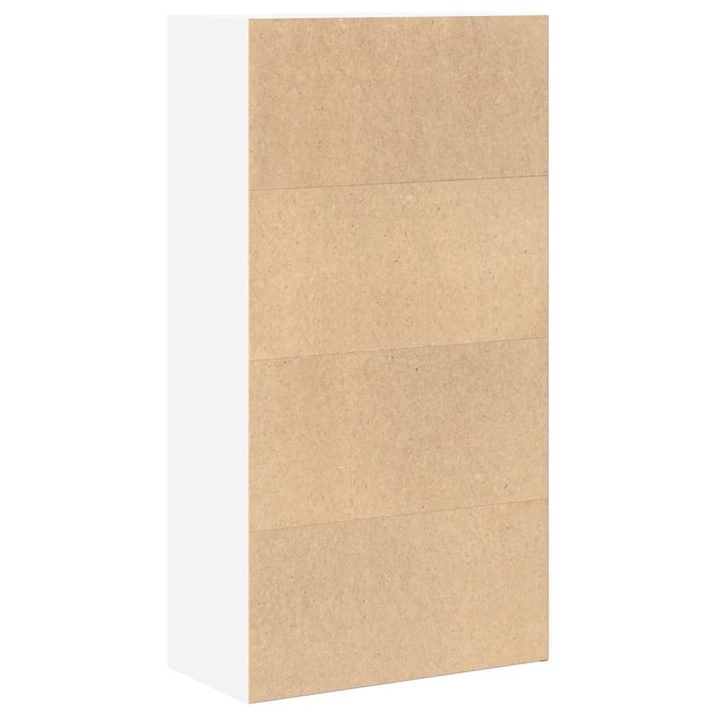 Libreria Bianca 60x30x114 cm in Legno Multistrato | homemem39