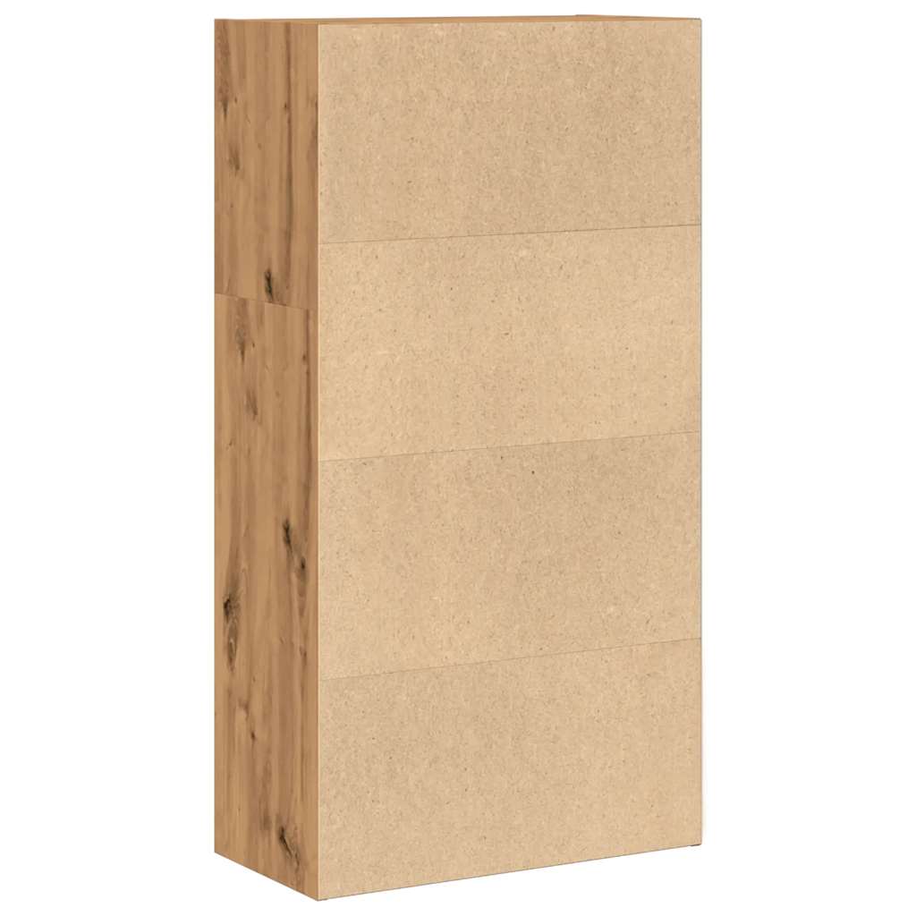 Libreria Rovere Artigianale 60x30x114 cm in Legno Multistrato | homemem39