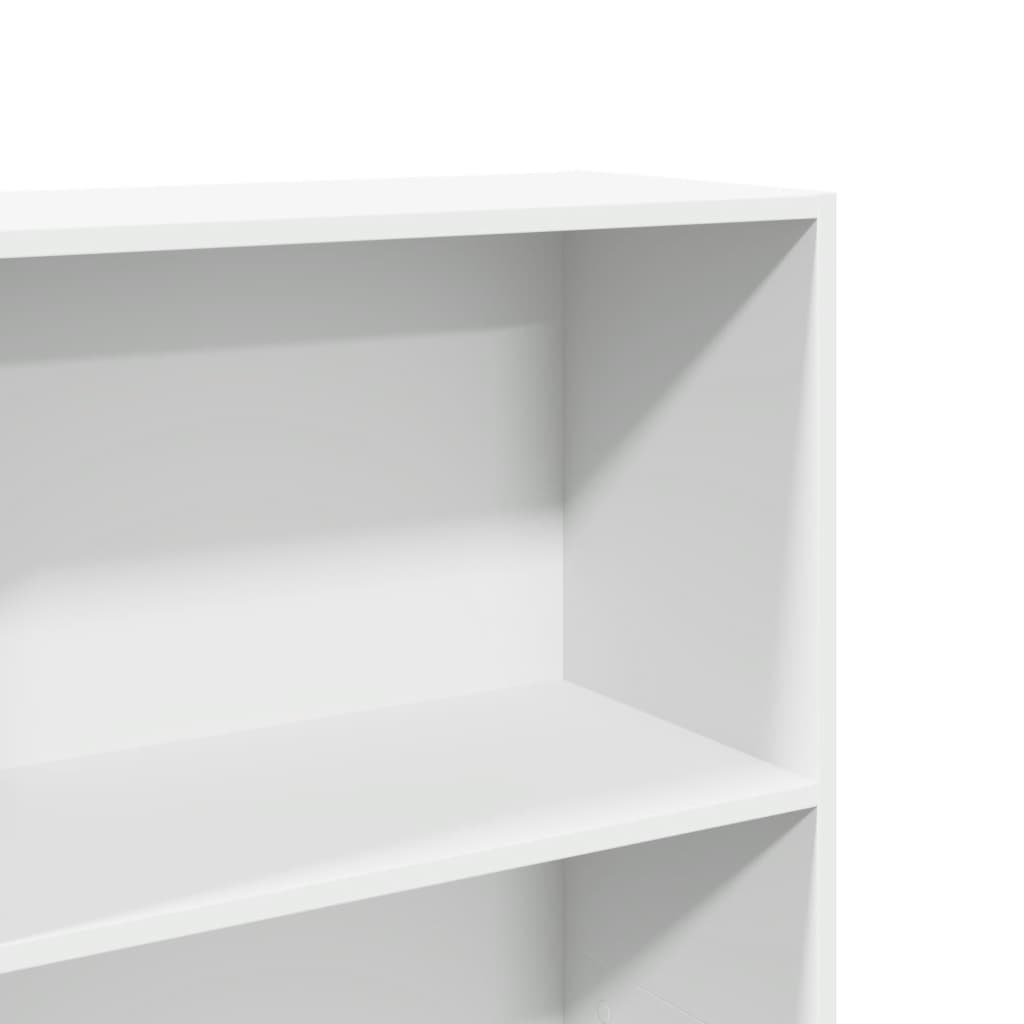 Libreria Bianca 60x30x152 cm in Legno Multistrato | homemem39