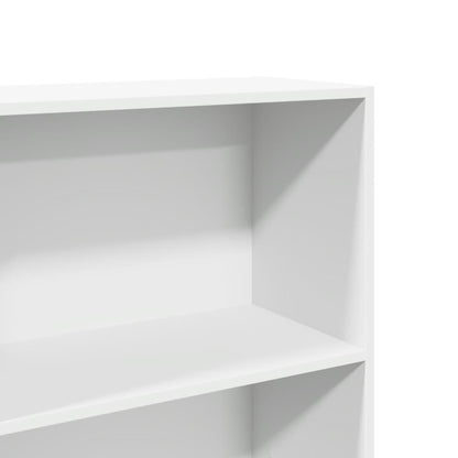 Libreria Bianca 60x30x152 cm in Legno Multistrato | homemem39