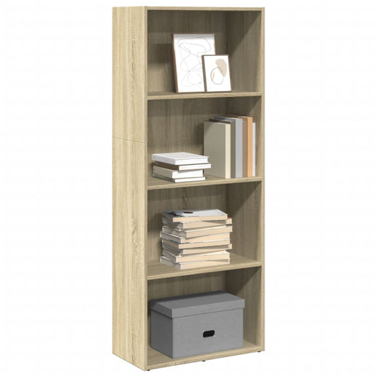 Libreria Rovere Sonoma 60x30x152 cm in Legno Multistrato | homemem39