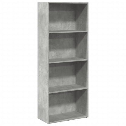 Libreria Grigio Cemento 60x30x152 cm in Legno Multistrato | homemem39