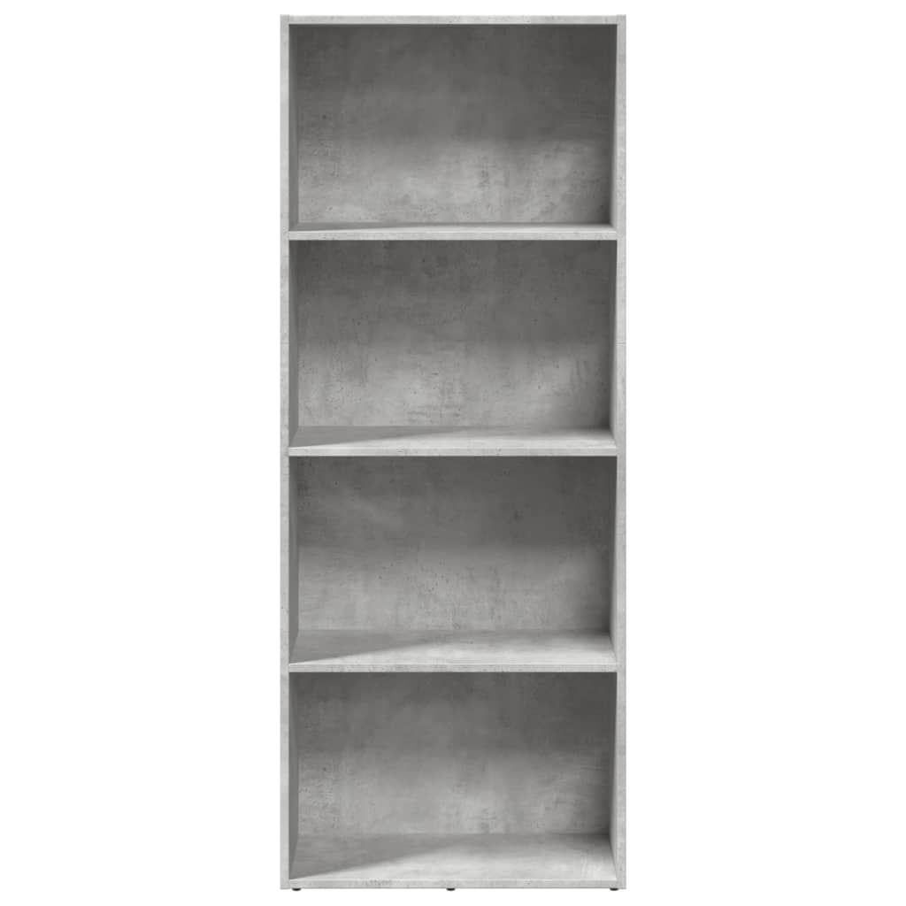 Libreria Grigio Cemento 60x30x152 cm in Legno Multistrato | homemem39