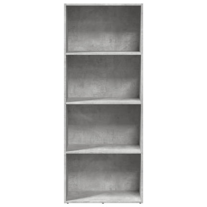 Libreria Grigio Cemento 60x30x152 cm in Legno Multistrato | homemem39