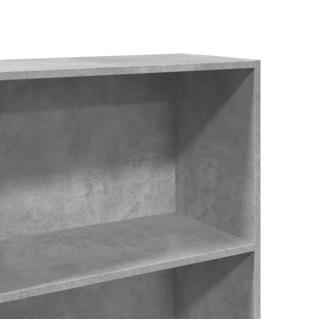 Libreria Grigio Cemento 60x30x152 cm in Legno Multistrato | homemem39