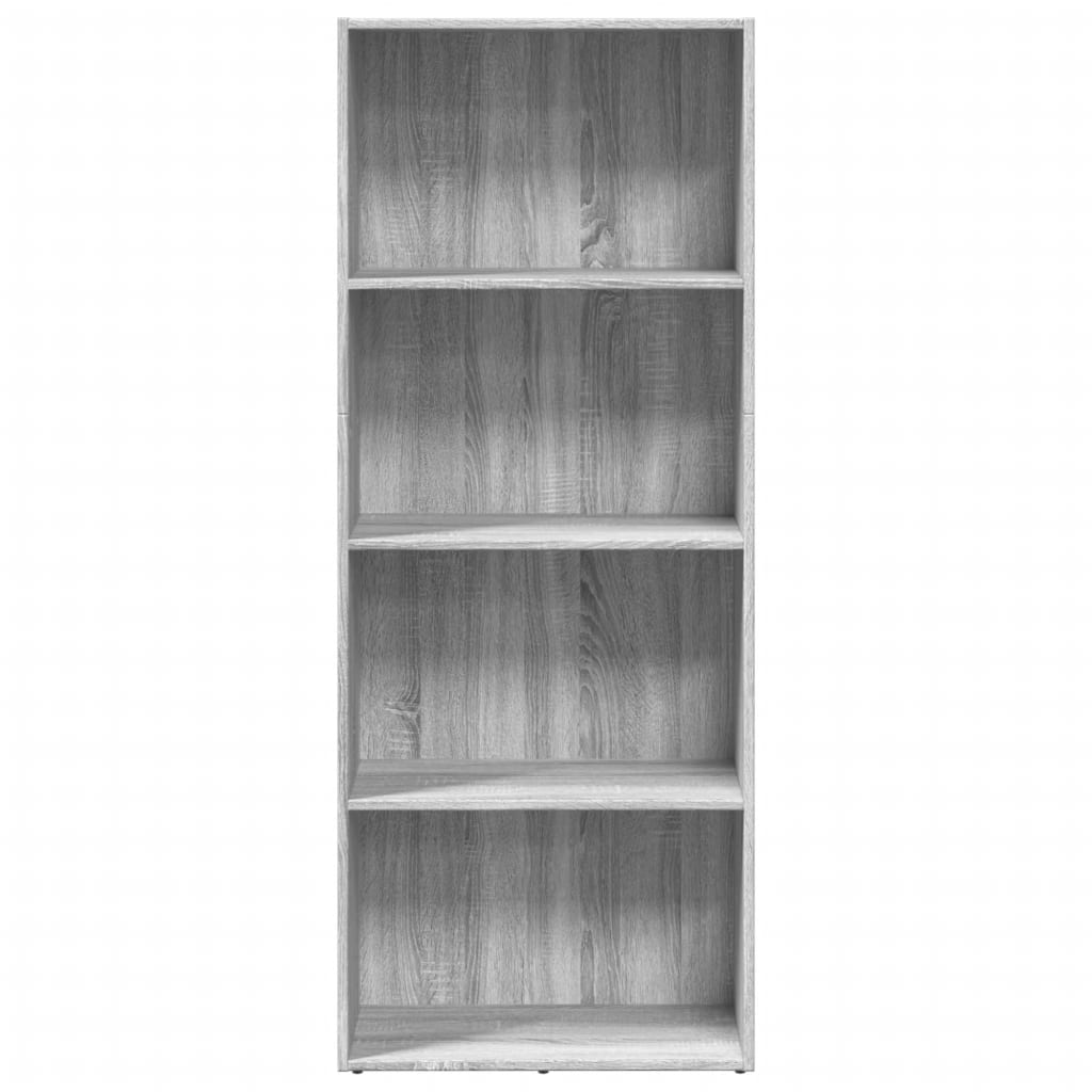 Libreria Grigio Sonoma 60x30x152 cm in Legno Multistrato | homemem39