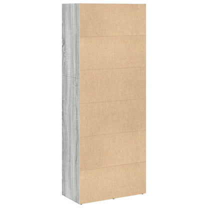 Libreria Grigio Sonoma 60x30x152 cm in Legno Multistrato | homemem39