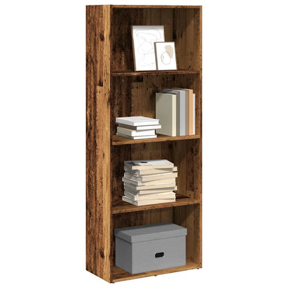 Libreria Legno Antico 60x30x152 cm in Legno Multistrato | homemem39