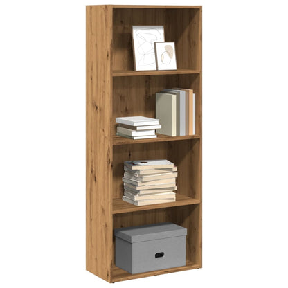 Libreria Rovere Artigianale 60x30x152 cm in Legno Multistrato | homemem39