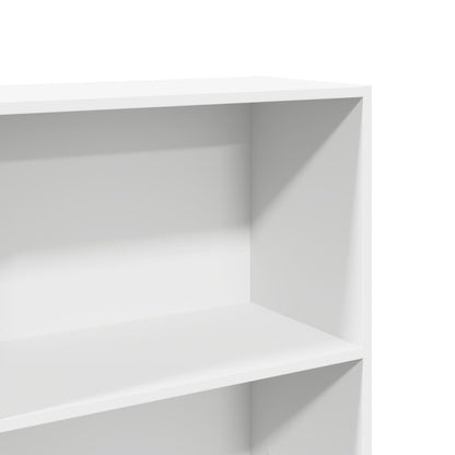 Libreria Bianca 60x30x189 cm in Legno Multistrato | homemem39