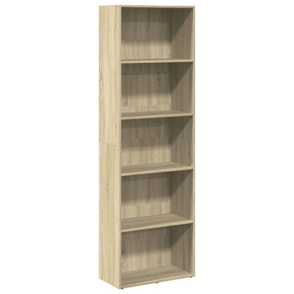 Libreria Rovere Sonoma 60x30x189 cm in Legno Multistrato | homemem39
