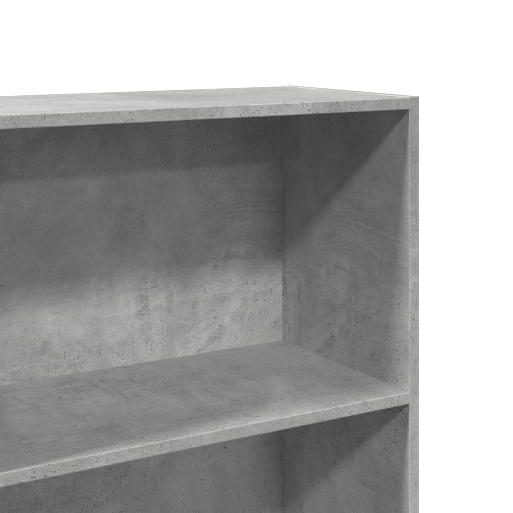 Libreria Grigio Cemento 60x30x189 cm in Legno Multistrato | homemem39