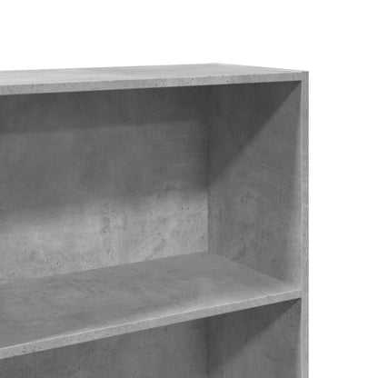 Libreria Grigio Cemento 60x30x189 cm in Legno Multistrato | homemem39