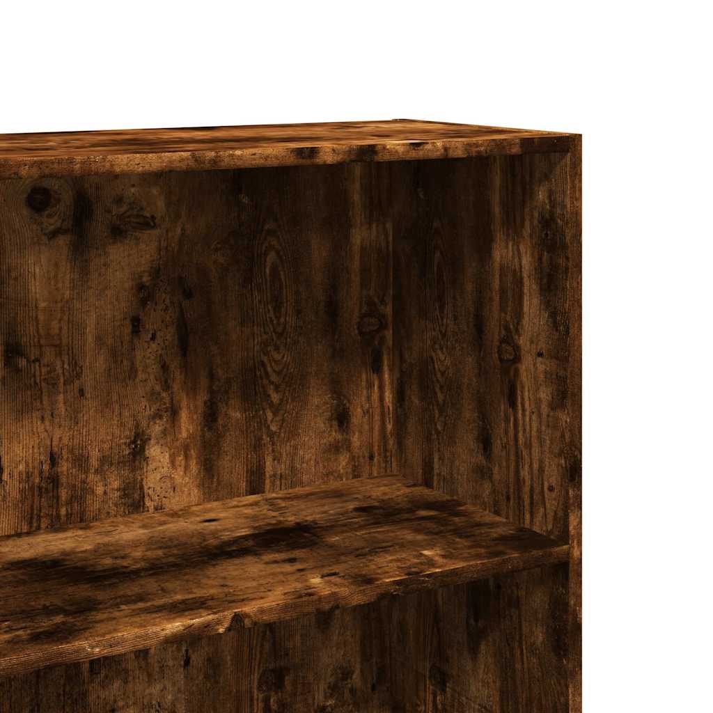 Libreria Rovere Fumo 60x30x189 cm in Legno Multistrato | homemem39