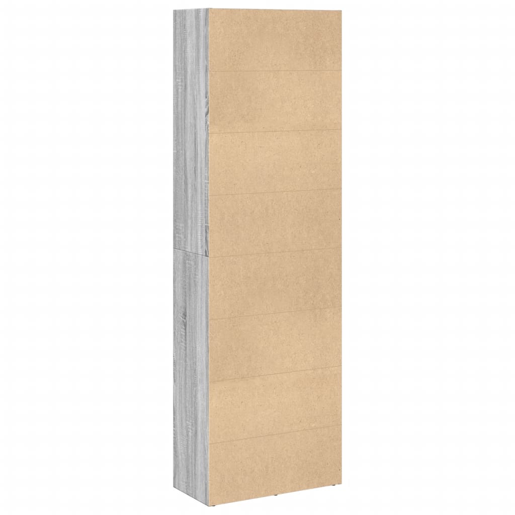 Libreria Grigio Sonoma 60x30x189 cm in Legno Multistrato | homemem39