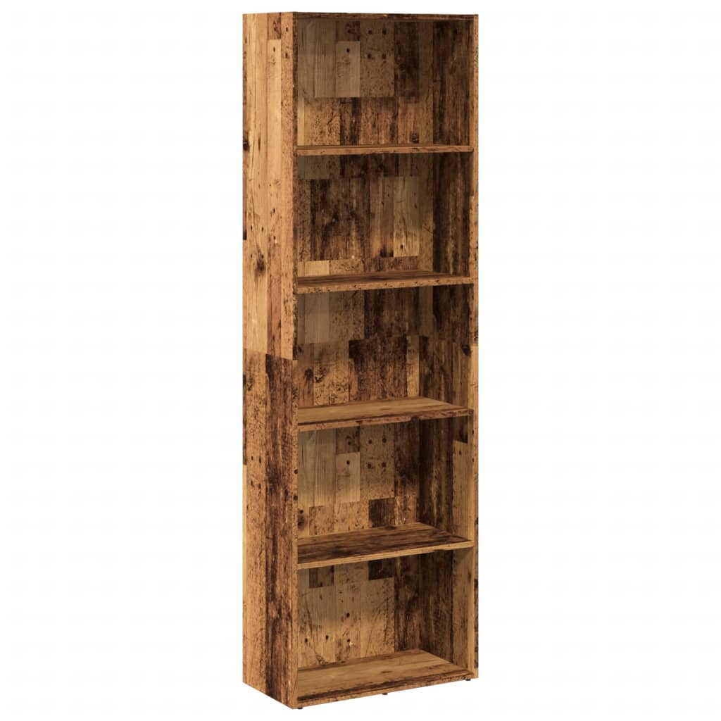 Libreria Legno Antico 60x30x189 cm in Legno Multistrato - homemem39