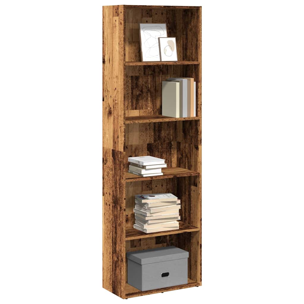 Libreria Legno Antico 60x30x189 cm in Legno Multistrato - homemem39