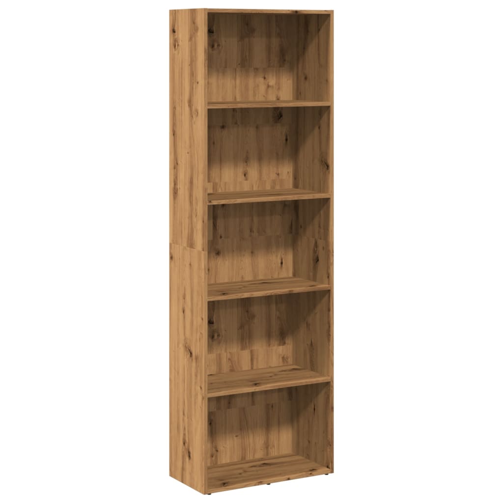 Libreria Rovere Artigianale 60x30x189 cm in Legno Multistrato