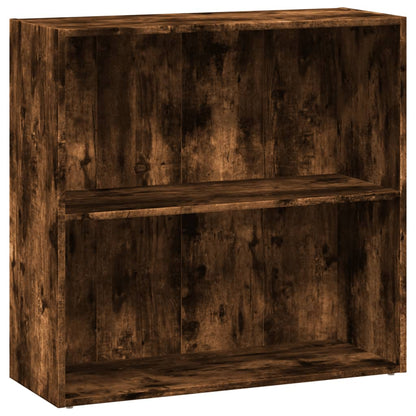 Libreria Rovere Fumo 80x30x77 cm in Legno Multistrato | homemem39