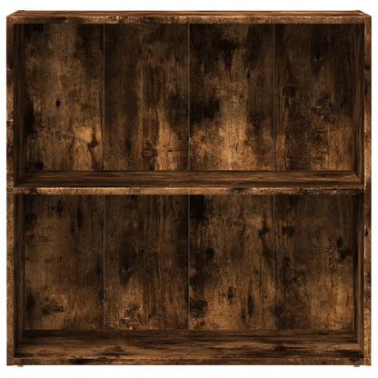 Libreria Rovere Fumo 80x30x77 cm in Legno Multistrato | homemem39