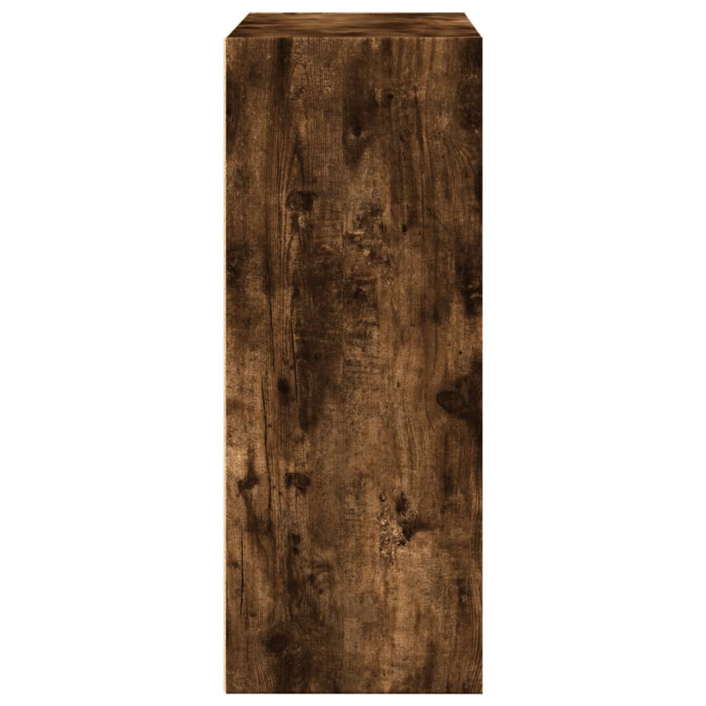 Libreria Rovere Fumo 80x30x77 cm in Legno Multistrato | homemem39