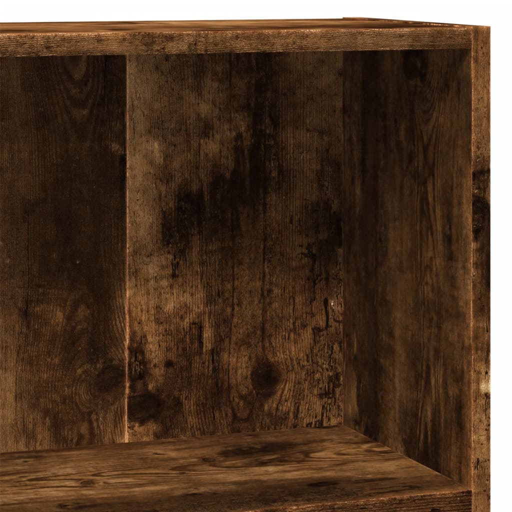 Libreria Rovere Fumo 80x30x77 cm in Legno Multistrato | homemem39