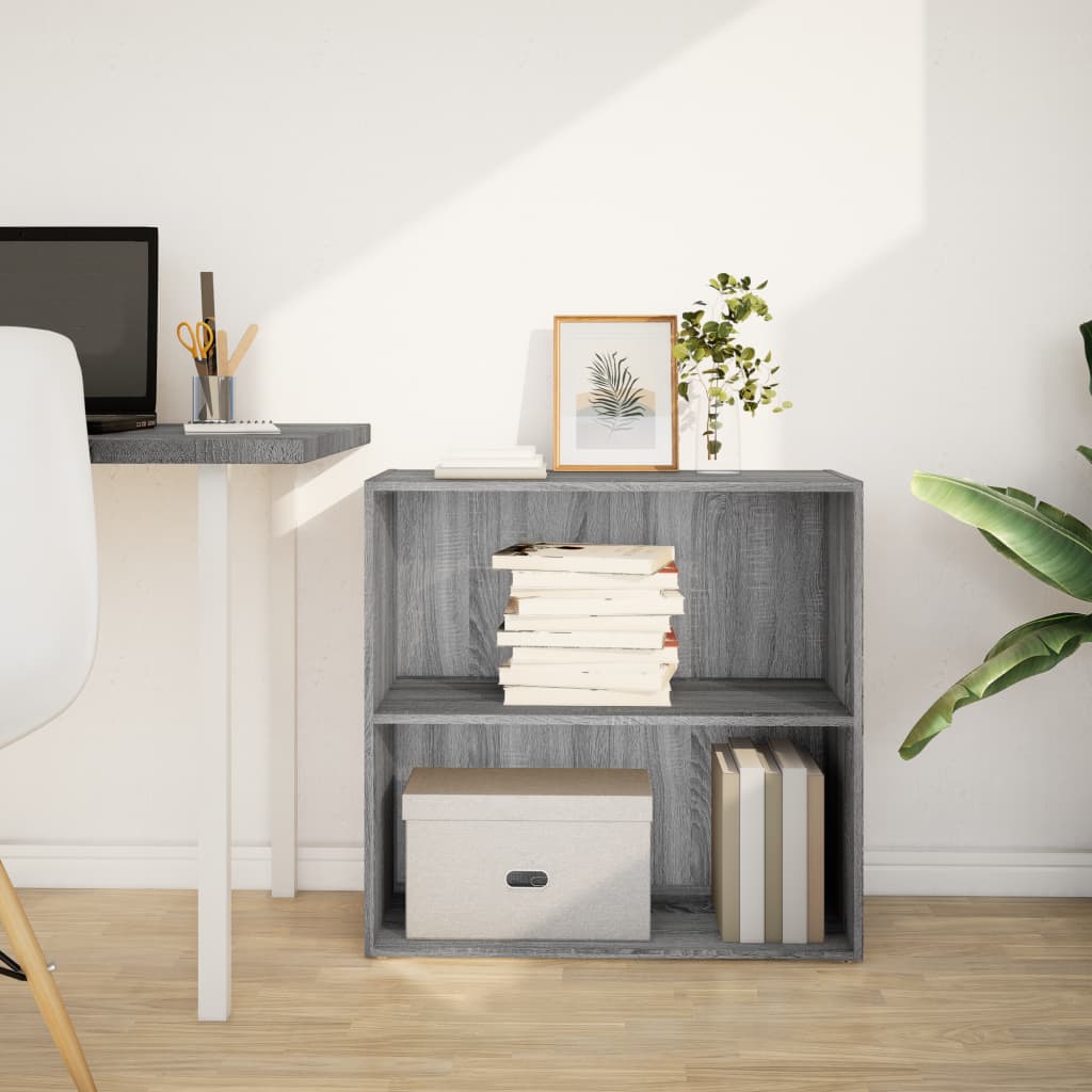 Libreria Grigio Sonoma 80x30x77 cm in Legno Multistrato | homemem39