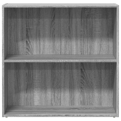 Libreria Grigio Sonoma 80x30x77 cm in Legno Multistrato | homemem39