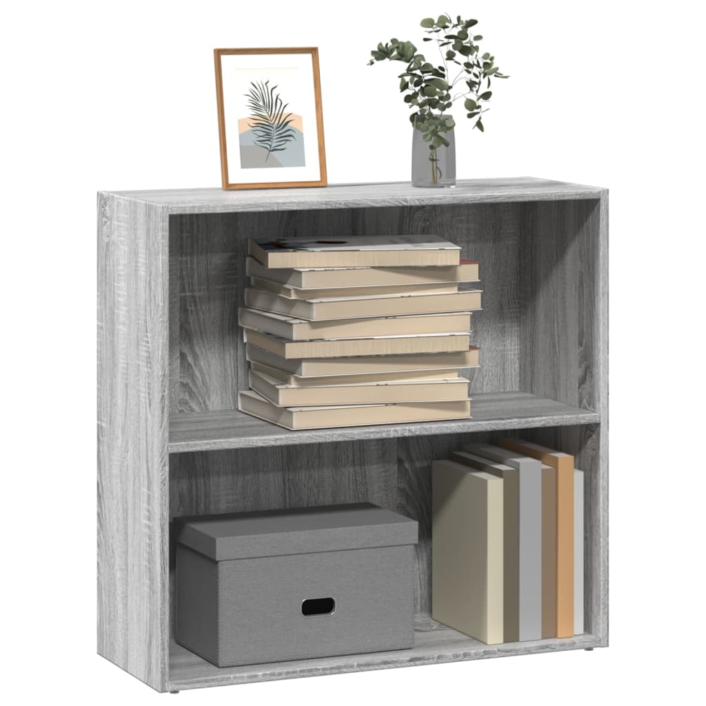 Libreria Grigio Sonoma 80x30x77 cm in Legno Multistrato | homemem39