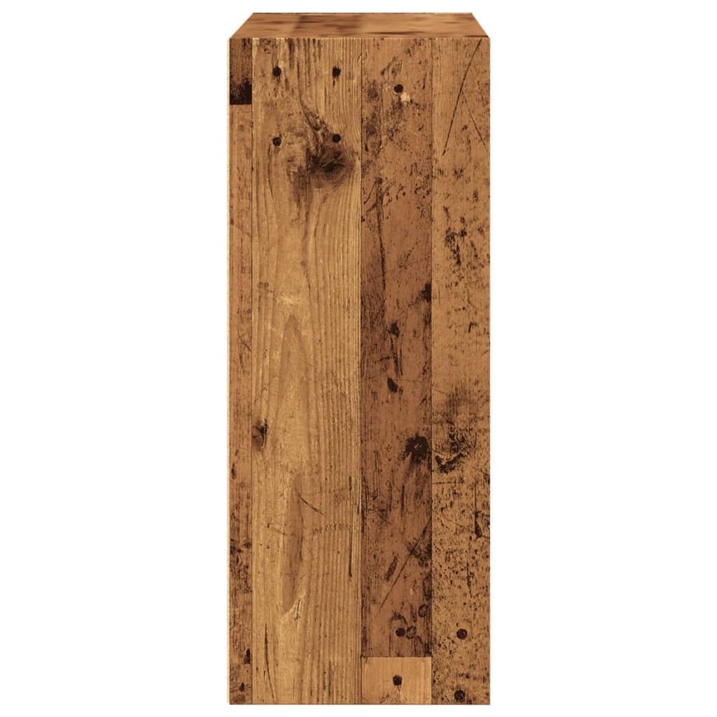 Libreria Legno Antico 80x30x77 cm in Legno Multistrato | homemem39