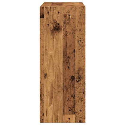 Libreria Legno Antico 80x30x77 cm in Legno Multistrato | homemem39