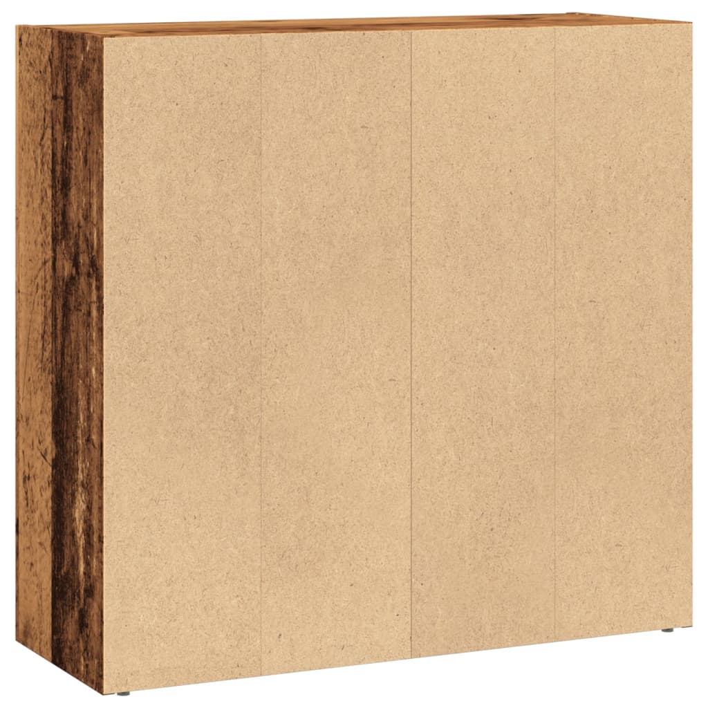 Libreria Legno Antico 80x30x77 cm in Legno Multistrato | homemem39