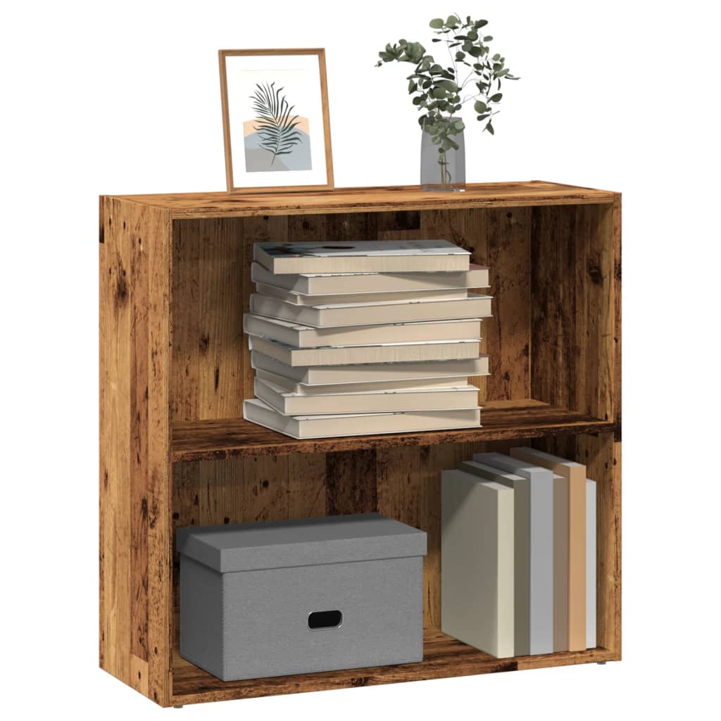 Libreria Legno Antico 80x30x77 cm in Legno Multistrato | homemem39