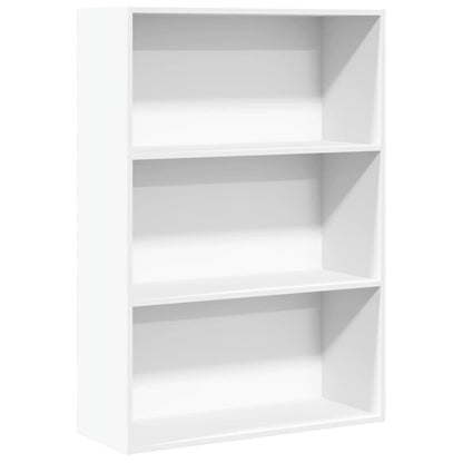 Libreria Bianca 80x30x114 cm in Legno Multistrato | homemem39